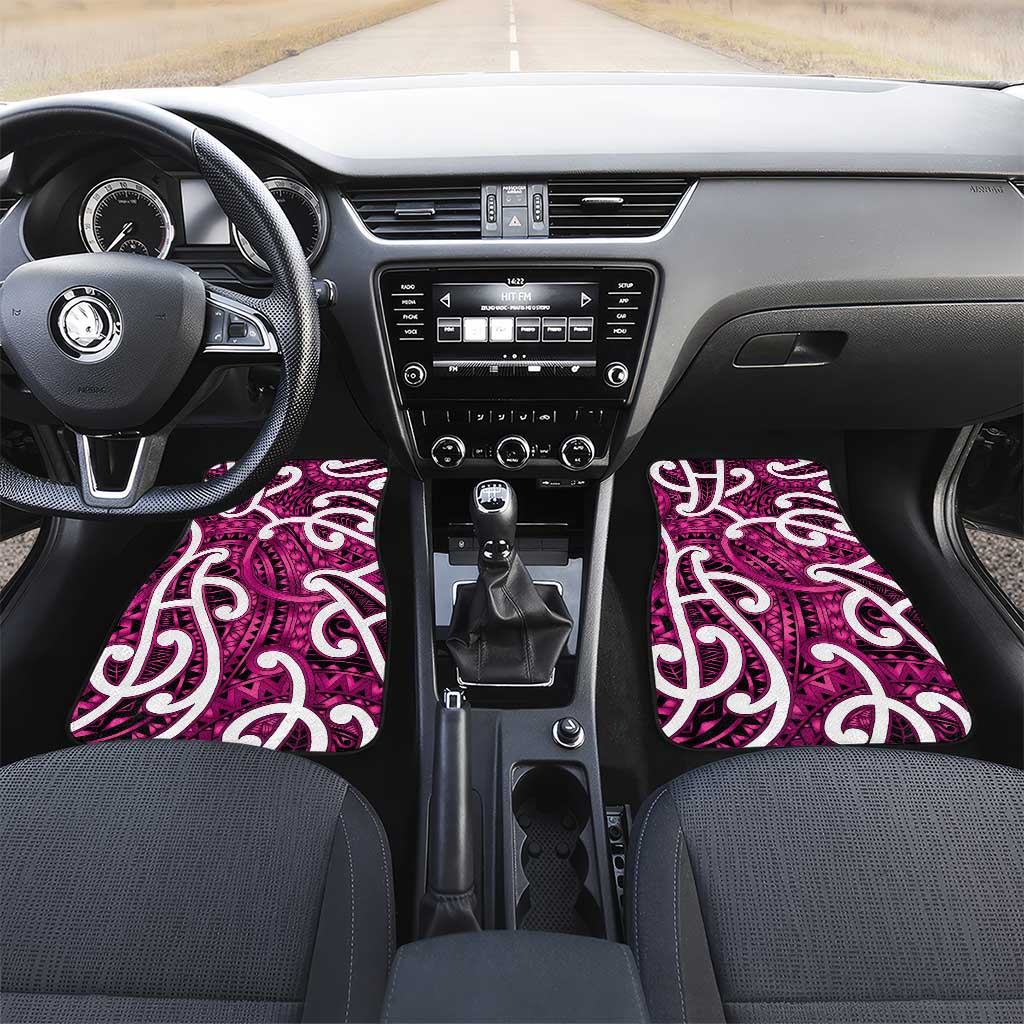 Aotearoa Maori Kowhaiwhai Car Mats Mawhero Puhoro and Patiki
