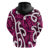 Aotearoa Maori Kowhaiwhai Hoodie Mawhero Puhoro and Patiki LT9 - Polynesian Pride