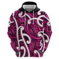 Aotearoa Maori Kowhaiwhai Hoodie Mawhero Puhoro and Patiki LT9 - Polynesian Pride