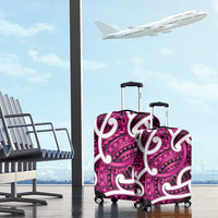 Aotearoa Maori Kowhaiwhai Luggage Cover Mawhero Puhoro and Patiki LT9 - Polynesian Pride