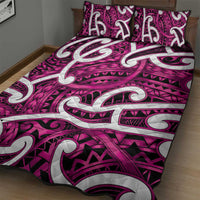 Aotearoa Maori Kowhaiwhai Quilt Bed Set Mawhero Puhoro and Patiki