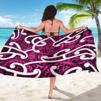 Aotearoa Maori Kowhaiwhai Sarong Mawhero Puhoro and Patiki LT9 - Polynesian Pride
