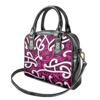 Aotearoa Maori Kowhaiwhai Shoulder Handbag Mawhero Puhoro and Patiki