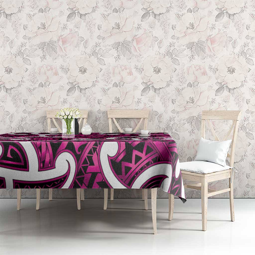 Aotearoa Maori Kowhaiwhai Tablecloth Mawhero Puhoro and Patiki