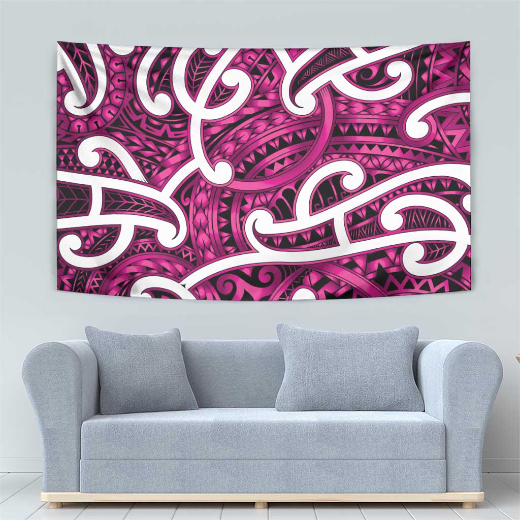 Aotearoa Maori Kowhaiwhai Tapestry Mawhero Puhoro and Patiki LT9 - Polynesian Pride