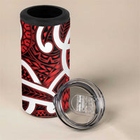 Aotearoa Maori Kowhaiwhai 4 in 1 Can Cooler Tumbler Whero Puhoro and Patiki LT9 - Polynesian Pride