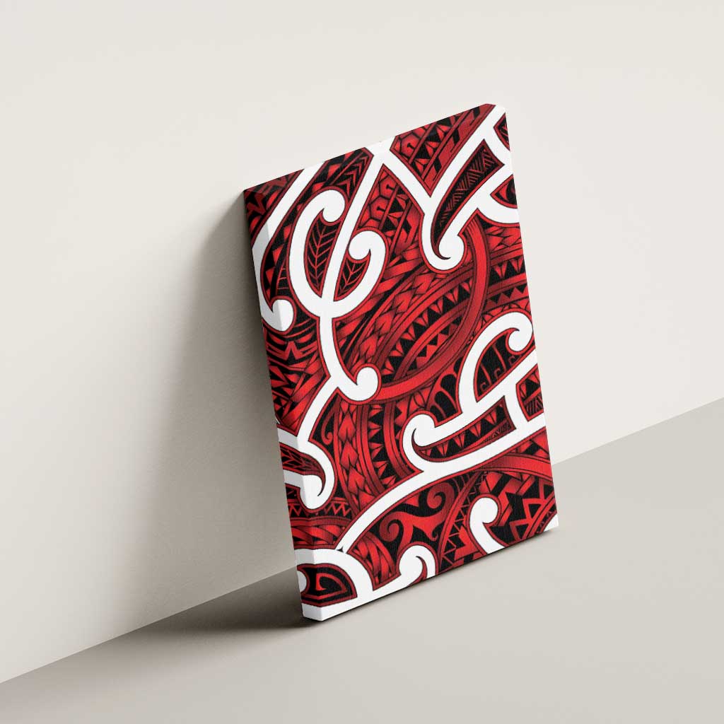 Aotearoa Maori Kowhaiwhai Canvas Wall Art Whero Puhoro and Patiki