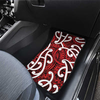 Aotearoa Maori Kowhaiwhai Car Mats Whero Puhoro and Patiki
