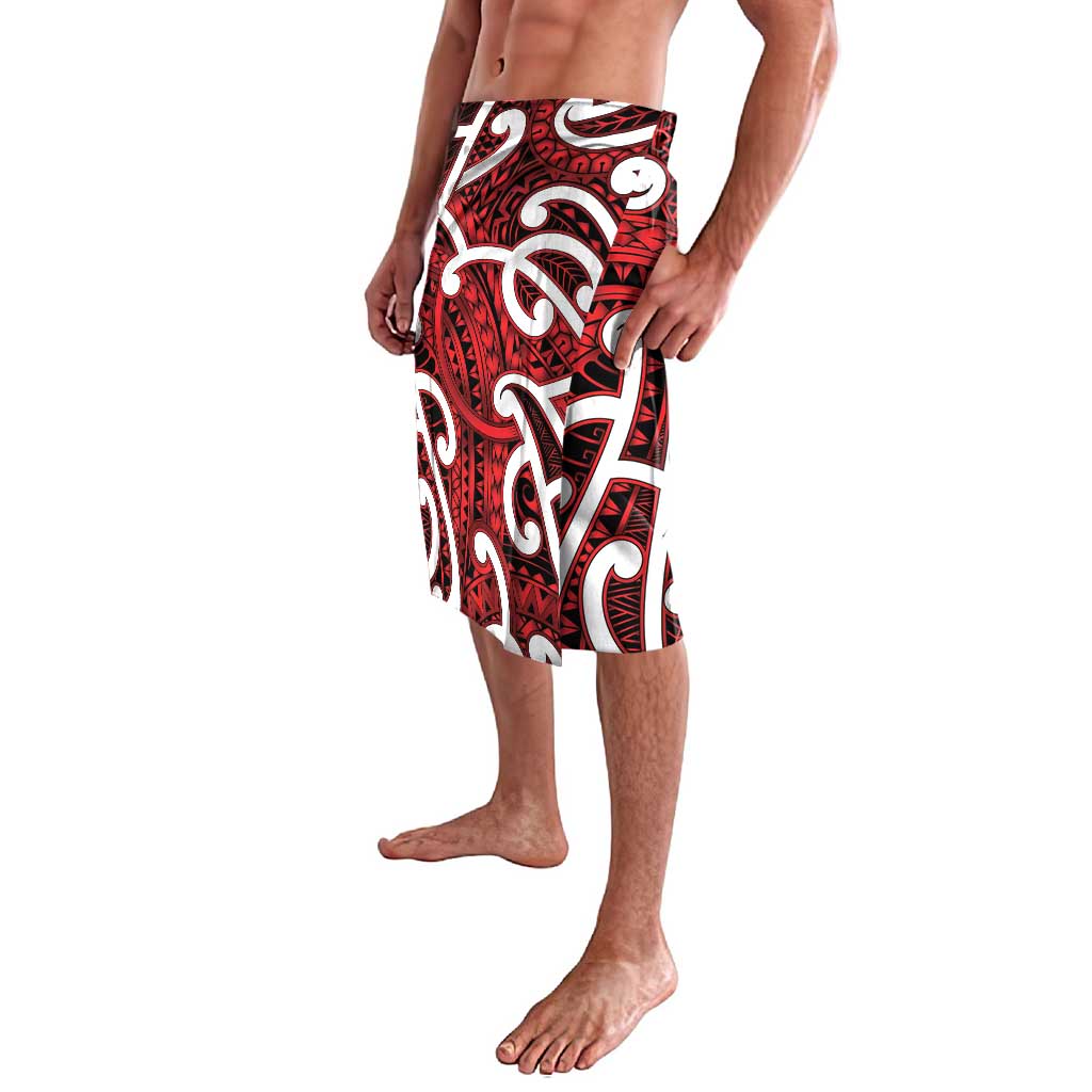 Aotearoa Maori Kowhaiwhai Lavalava Whero Puhoro and Patiki