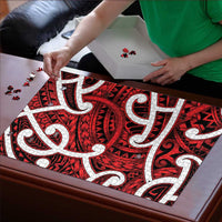 Aotearoa Maori Kowhaiwhai Puzzle Whero Puhoro and Patiki LT9 - Polynesian Pride