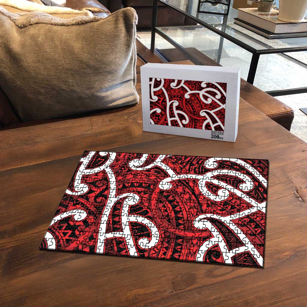 Aotearoa Maori Kowhaiwhai Puzzle Whero Puhoro and Patiki LT9 - Polynesian Pride