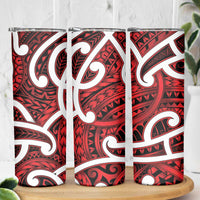 Aotearoa Maori Kowhaiwhai Skinny Tumbler Whero Puhoro and Patiki LT9 - Polynesian Pride