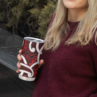 Aotearoa Maori Kowhaiwhai Tumbler Cup Whero Puhoro and Patiki