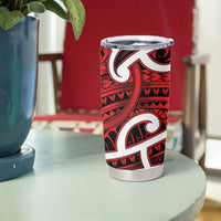 Aotearoa Maori Kowhaiwhai Tumbler Cup Whero Puhoro and Patiki