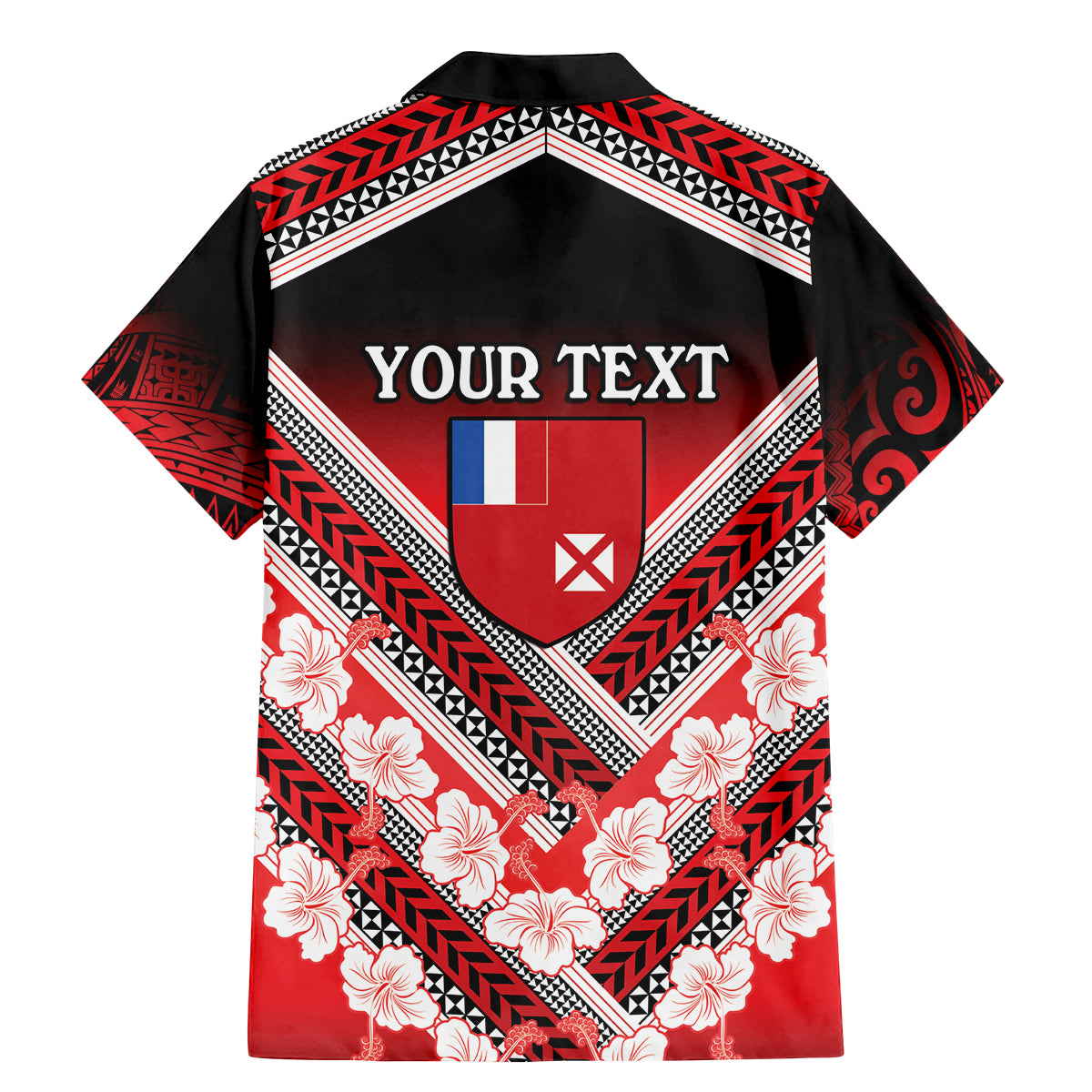 Personalised Wallis et Futuna Family Matching Mermaid Dress and Hawaiian Shirt Hibiscus and Polynesian Tribal Tattoos LT9 - Polynesian Pride