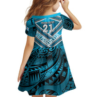 Custom Fiji Rugby Family Matching Off Shoulder Maxi Dress and Hawaiian Shirt Fijian Warrior With Polynesian Tribal Tattoos LT9 - Polynesian Pride