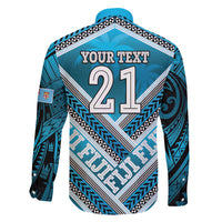 Custom Fiji Rugby Family Matching Short Sleeve Bodycon Dress and Hawaiian Shirt Fijian Warrior With Polynesian Tribal Tattoos LT9 - Polynesian Pride