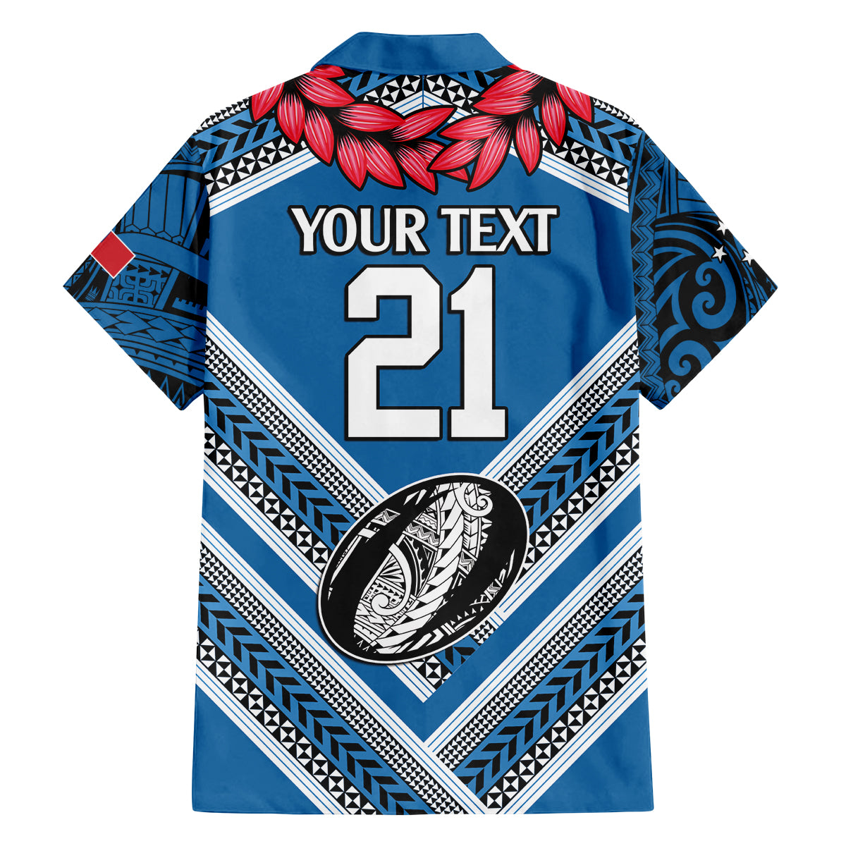 Custom Manuma Samoa Rugby Family Matching Summer Maxi Dress and Hawaiian Shirt Ula fala Samoan Siva Tau Tribal LT9 - Polynesian Pride