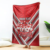 Custom Tonga Rugby Blanket Tonga Sipi Tau Ngatu Tribal Pattern LT9 - Polynesian Pride