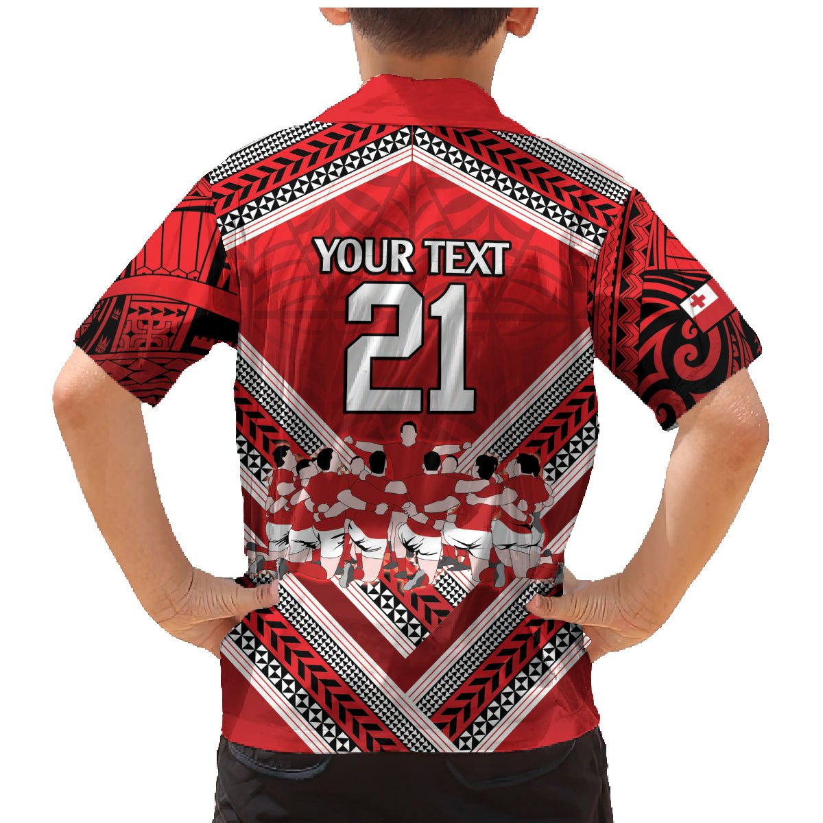 Custom Tonga Rugby Family Matching Mermaid Dress and Hawaiian Shirt Tonga Sipi Tau Ngatu Tribal Pattern LT9 - Polynesian Pride