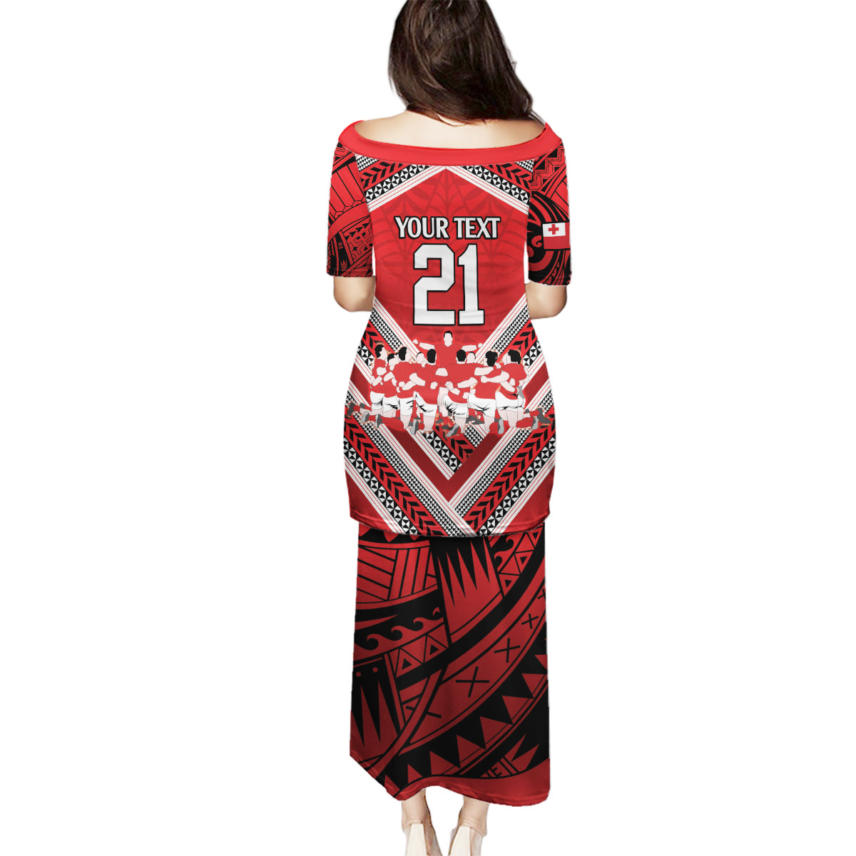 Custom Tonga Rugby Family Matching Puletasi and Hawaiian Shirt Tonga Sipi Tau Ngatu Tribal Pattern LT9 - Polynesian Pride