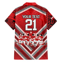 Custom Tonga Rugby Family Matching Short Sleeve Bodycon Dress and Hawaiian Shirt Tonga Sipi Tau Ngatu Tribal Pattern LT9 - Polynesian Pride