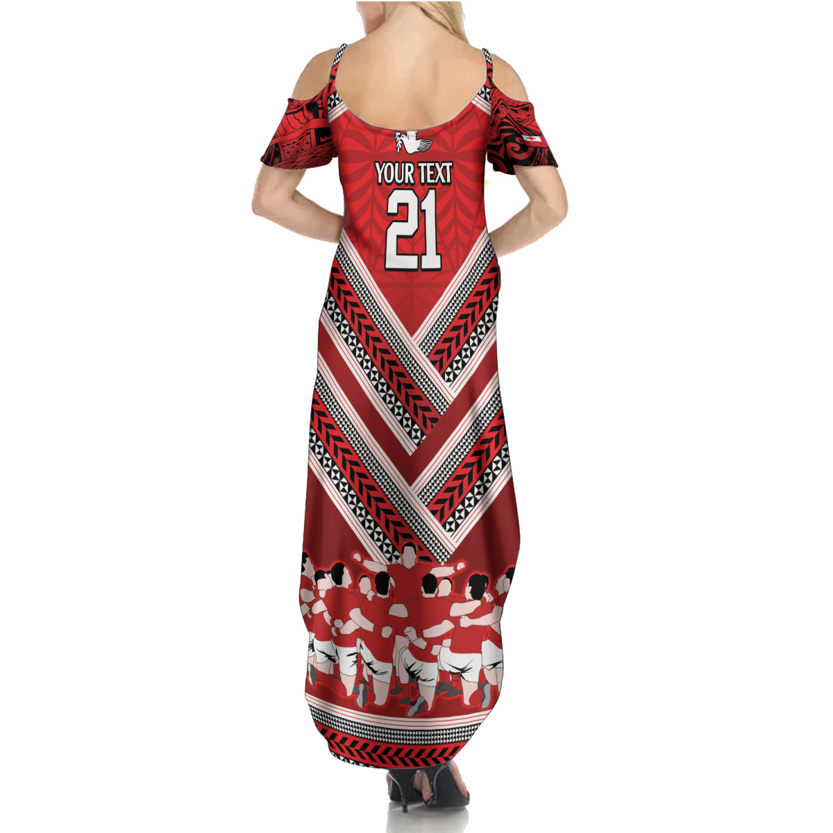 Custom Tonga Rugby Family Matching Summer Maxi Dress and Hawaiian Shirt Tonga Sipi Tau Ngatu Tribal Pattern LT9 - Polynesian Pride