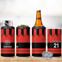 New Zealand Rugby Pacific Custom 4 in 1 Can Cooler Tumbler Whatumoana Classic Retro 2025 LT9 - Polynesian Pride
