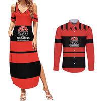 New Zealand Rugby Pacific Custom Couples Matching Summer Maxi Dress and Long Sleeve Button Shirt Whatumoana Classic Retro 2025