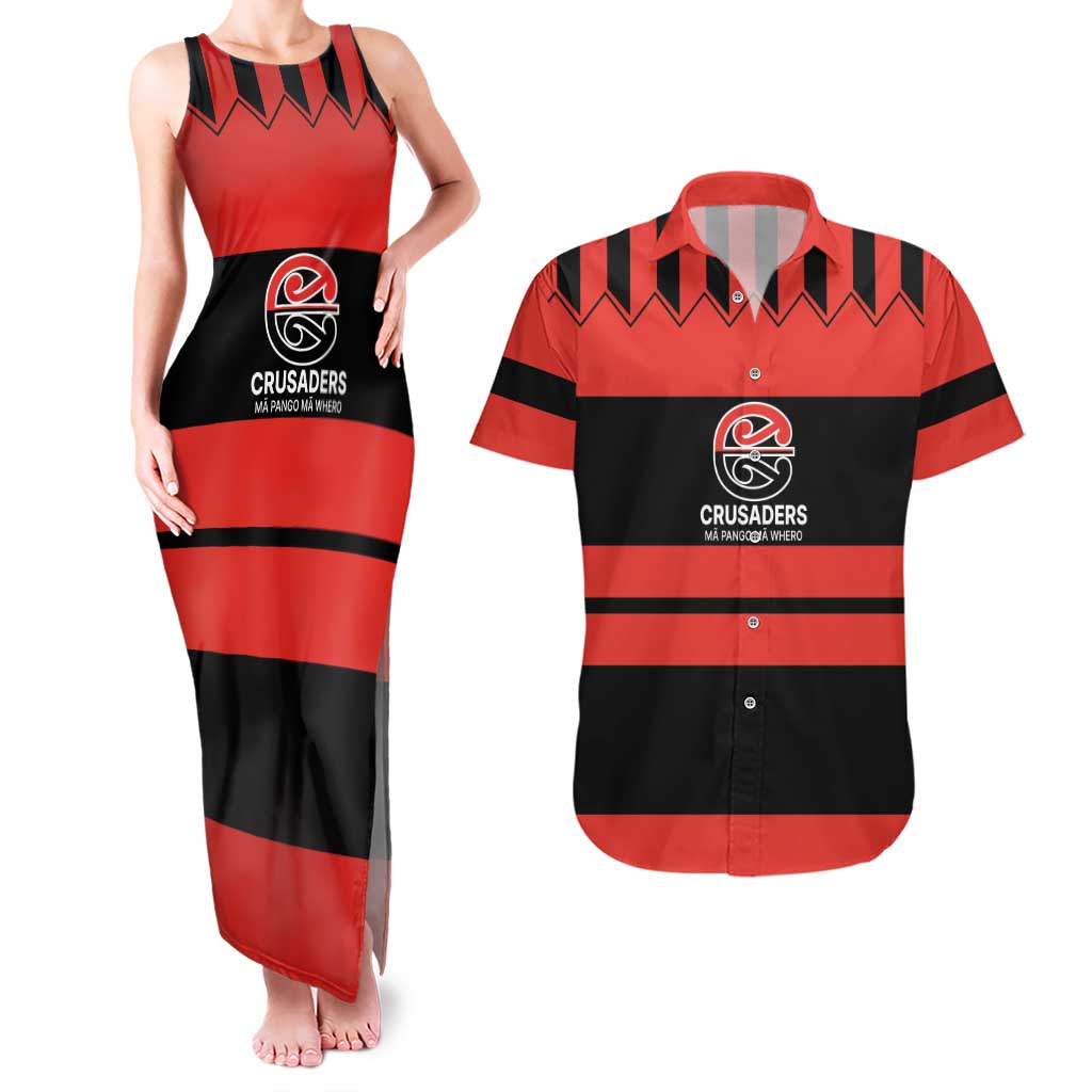 New Zealand Rugby Pacific Custom Couples Matching Tank Maxi Dress and Hawaiian Shirt Whatumoana Classic Retro 2025