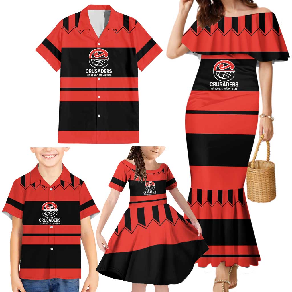 New Zealand Rugby Pacific Custom Family Matching Mermaid Dress and Hawaiian Shirt Whatumoana Classic Retro 2025