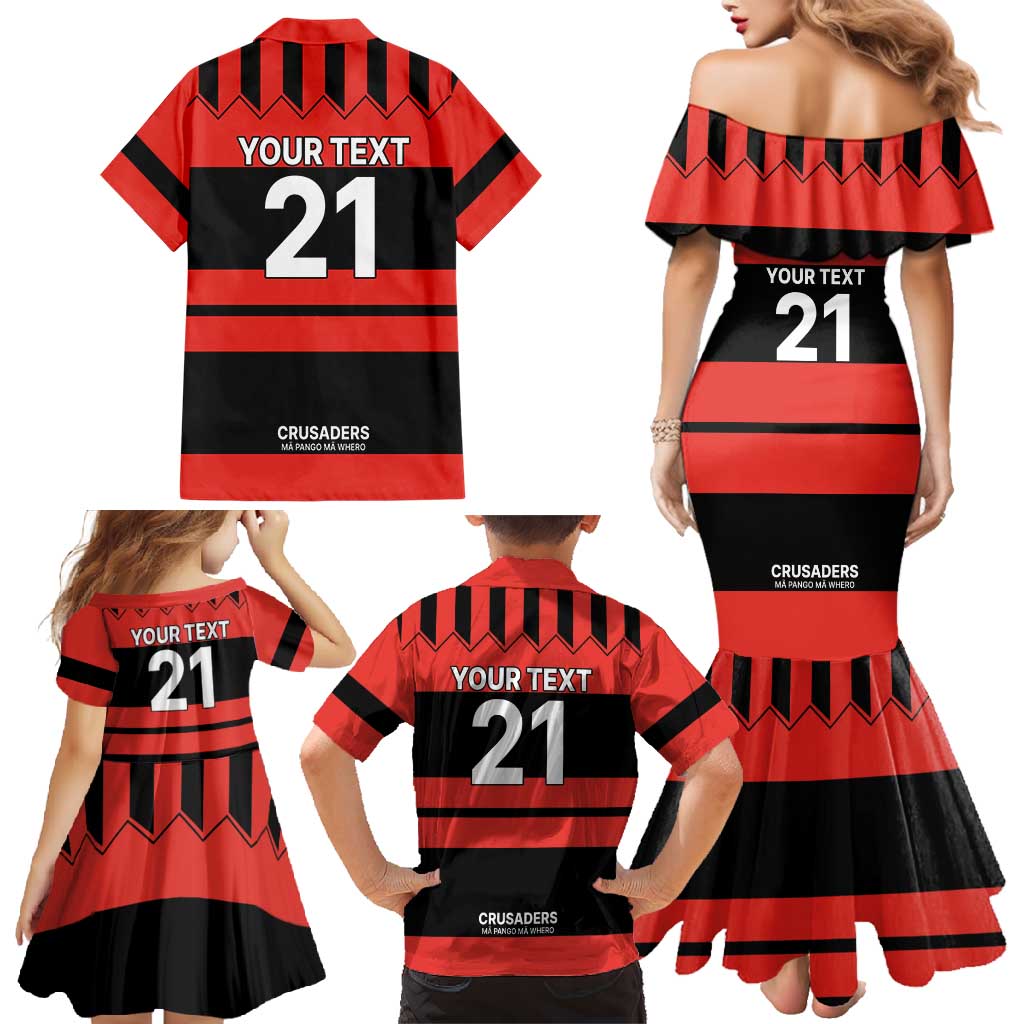 New Zealand Rugby Pacific Custom Family Matching Mermaid Dress and Hawaiian Shirt Whatumoana Classic Retro 2025 LT9 - Polynesian Pride