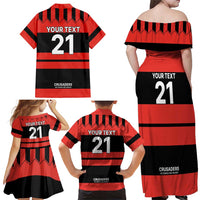 New Zealand Rugby Pacific Custom Family Matching Off Shoulder Maxi Dress and Hawaiian Shirt Whatumoana Classic Retro 2025 LT9 - Polynesian Pride