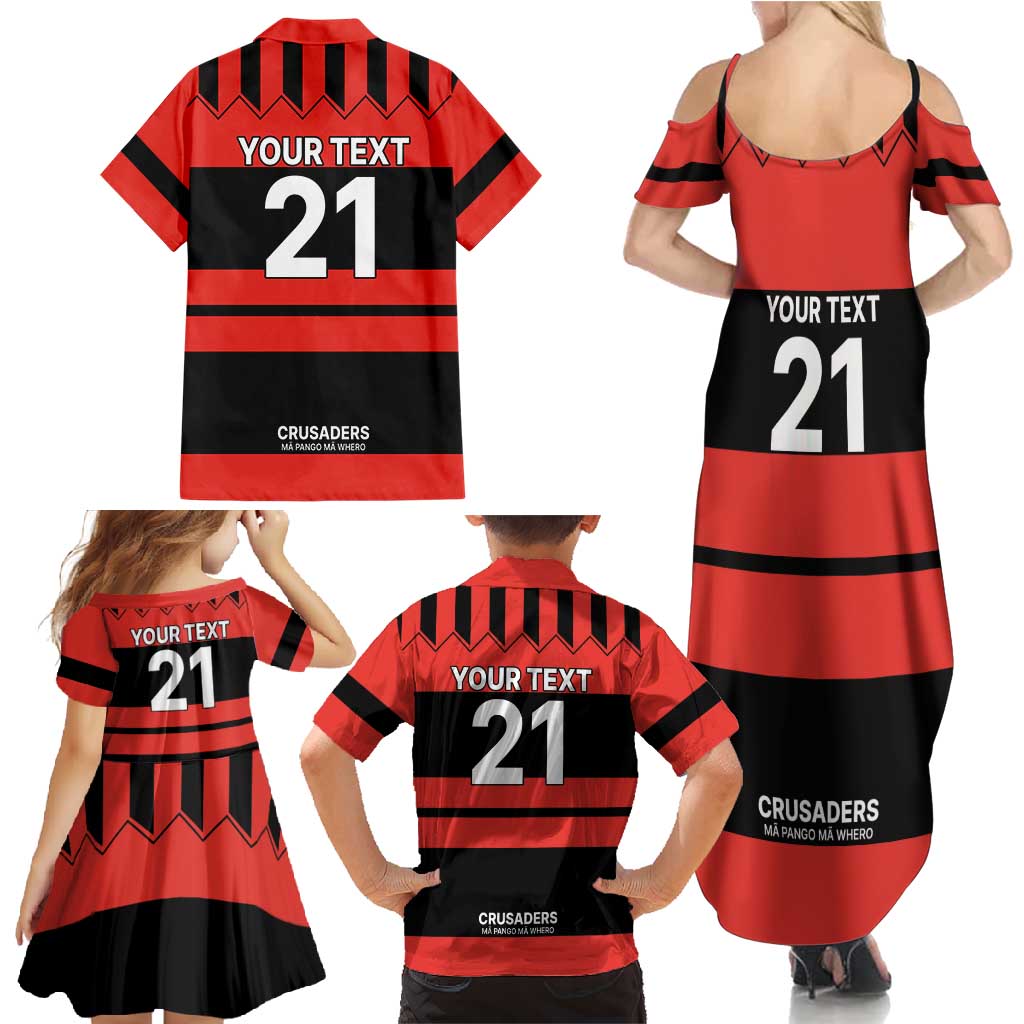 New Zealand Rugby Pacific Custom Family Matching Summer Maxi Dress and Hawaiian Shirt Whatumoana Classic Retro 2025 LT9 - Polynesian Pride