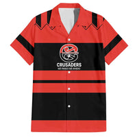New Zealand Rugby Pacific Custom Family Matching Summer Maxi Dress and Hawaiian Shirt Whatumoana Classic Retro 2025 LT9 Dad's Shirt - Short Sleeve Red - Polynesian Pride