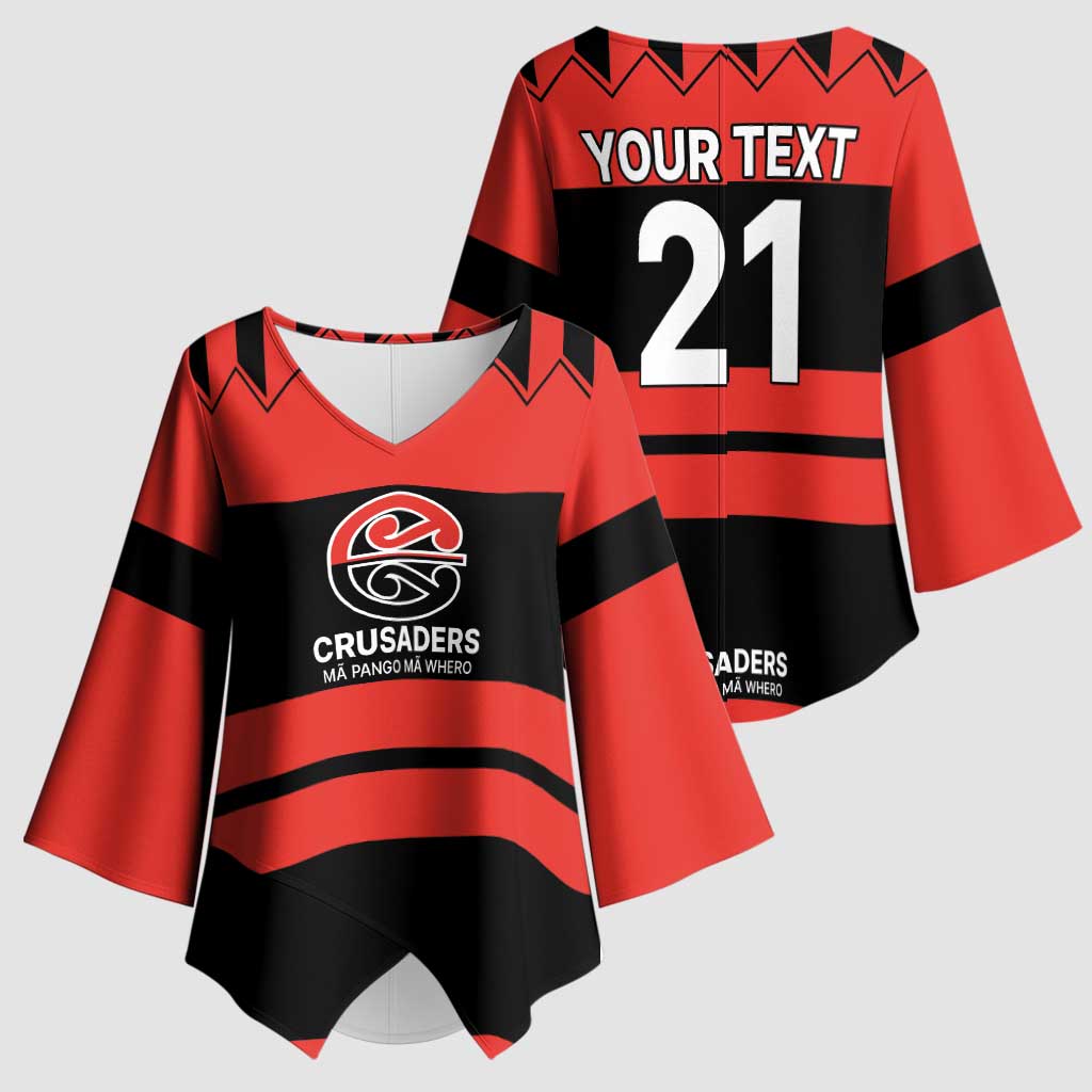 New Zealand Rugby Pacific Custom Kimono Sleeve Blouse Whatumoana Classic Retro 2025 - Polynesian Pride