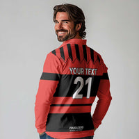 New Zealand Rugby Pacific Custom Long Sleeve Polo Shirt Whatumoana Classic Retro 2025 LT9 - Polynesian Pride