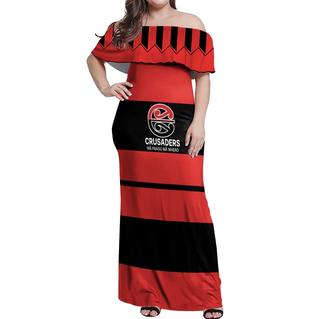 New Zealand Rugby Pacific Custom Off Shoulder Maxi Dress Whatumoana Classic Retro 2025