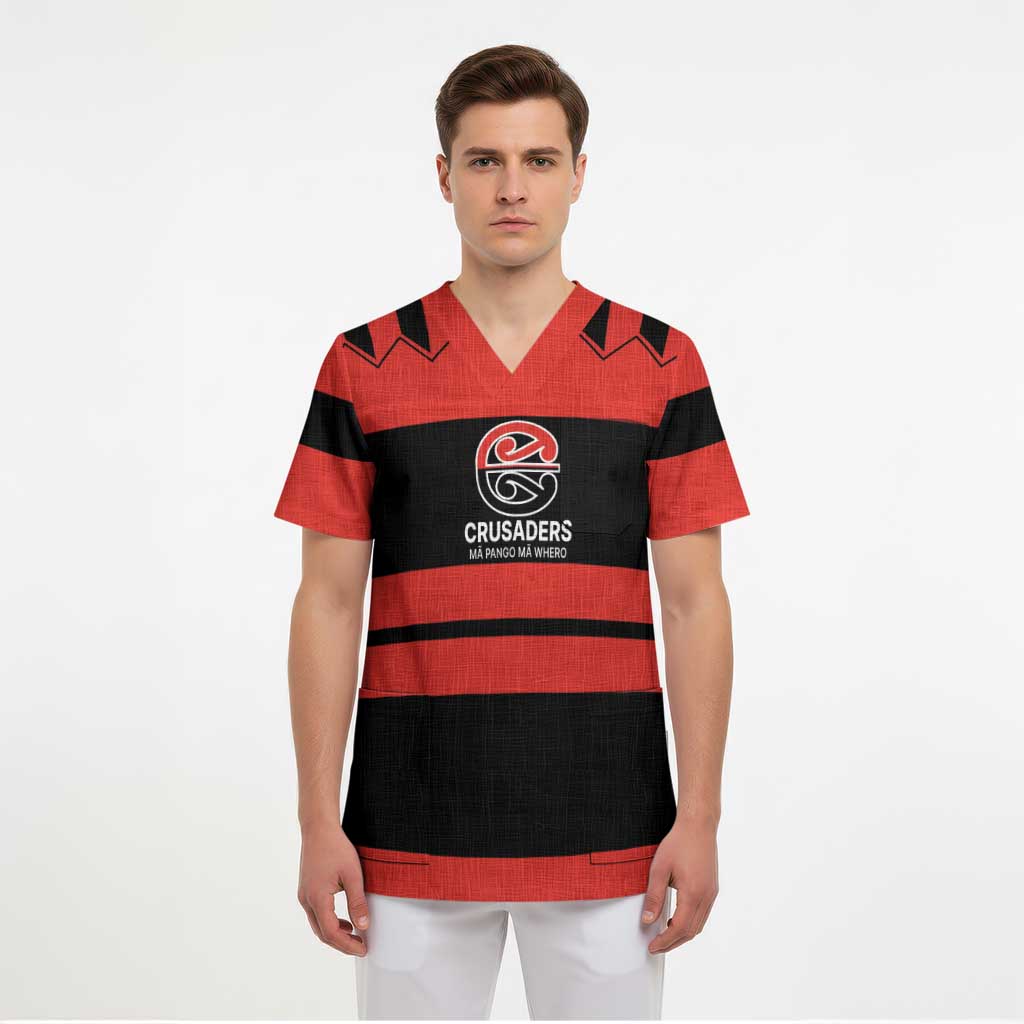 New Zealand Rugby Pacific Custom Scrub Top Whatumoana Classic Retro 2025 - Polynesian Pride