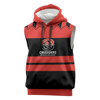 New Zealand Rugby Pacific Custom Sleeveless Hoodie Whatumoana Classic Retro 2025 LT9 Red - Polynesian Pride