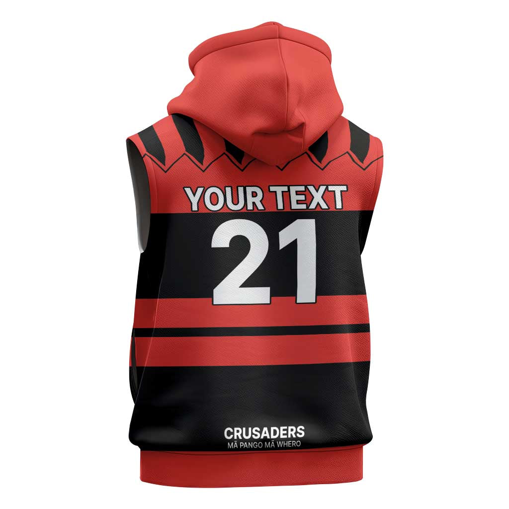 New Zealand Rugby Pacific Custom Sleeveless Hoodie Whatumoana Classic Retro 2025 LT9 - Polynesian Pride