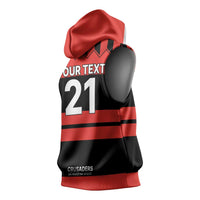 New Zealand Rugby Pacific Custom Sleeveless Hoodie Whatumoana Classic Retro 2025 LT9 - Polynesian Pride