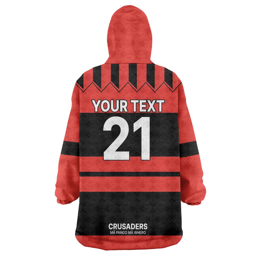 New Zealand Rugby Pacific Custom Wearable Blanket Hoodie Whatumoana Classic Retro 2025 LT9 - Polynesian Pride