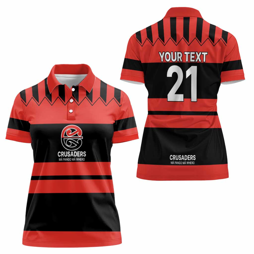 New Zealand Rugby Pacific Custom Women Polo Shirt Whatumoana Classic Retro 2025 LT9 - Polynesian Pride