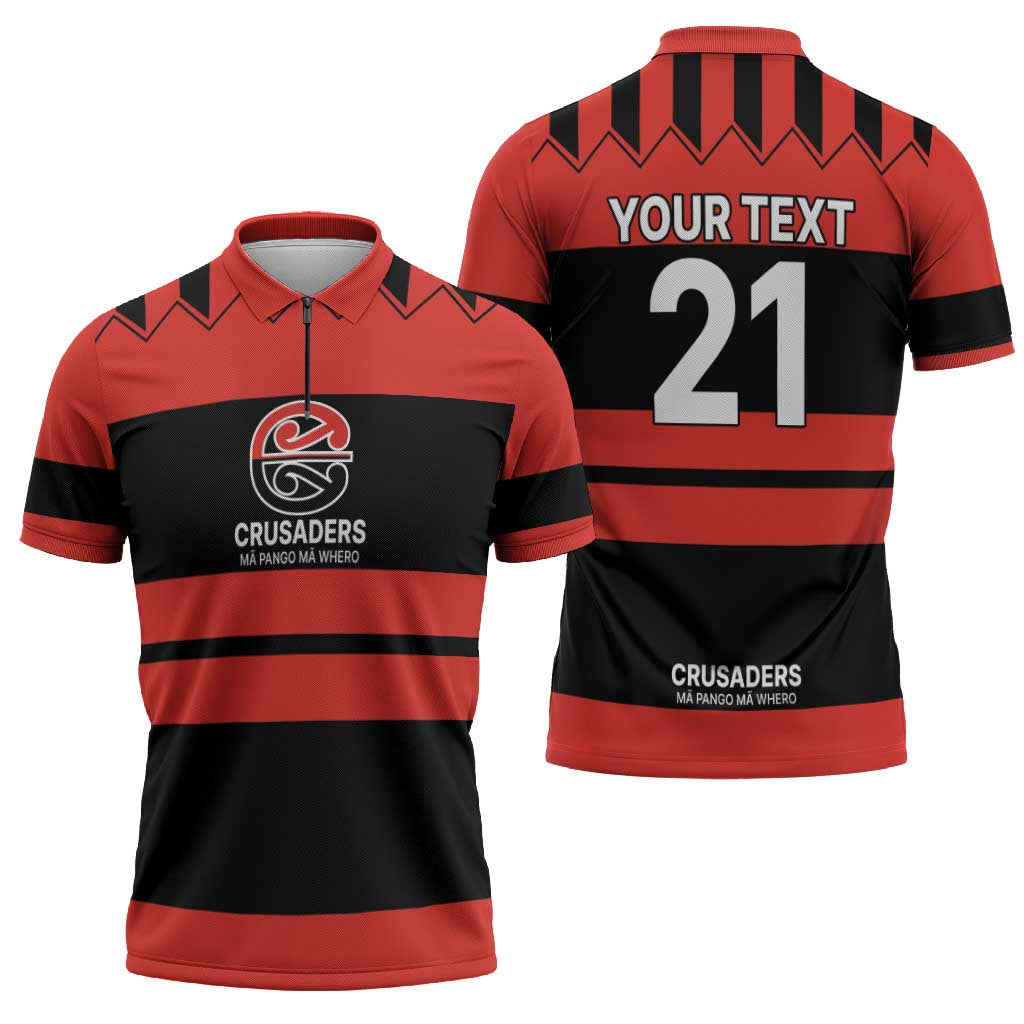 New Zealand Rugby Pacific Custom Zipper Polo Shirt Whatumoana Classic Retro 2025 LT9 - Polynesian Pride