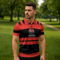 New Zealand Rugby Pacific Custom Zipper Polo Shirt Whatumoana Classic Retro 2025 LT9 - Polynesian Pride
