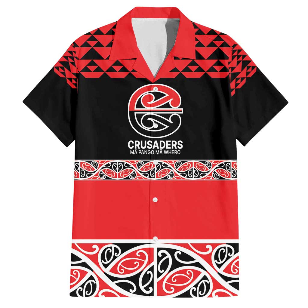 New Zealand Rugby Pacific Custom Family Matching Off Shoulder Maxi Dress and Hawaiian Shirt Whatumoana Maori Kowhaiwhai Pattern LT9 Dad's Shirt - Short Sleeve Blue - Polynesian Pride