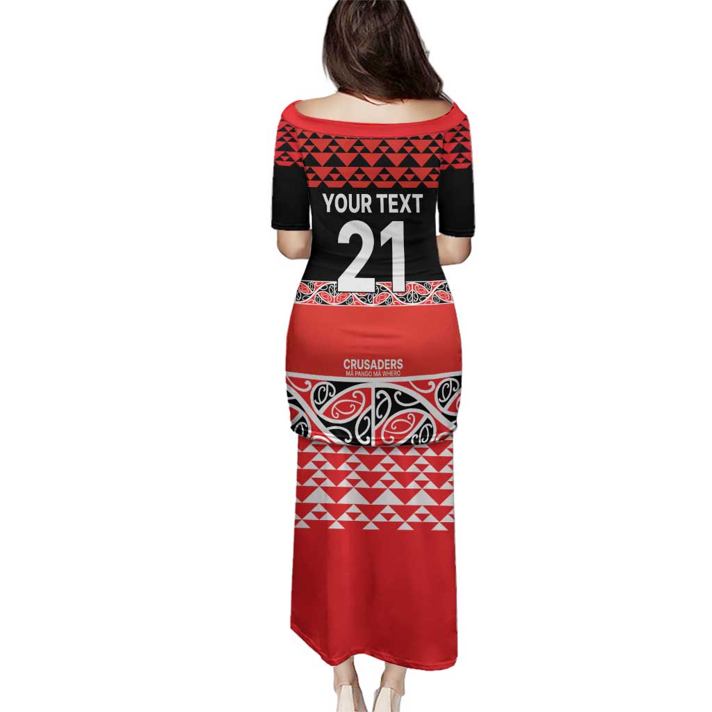 New Zealand Rugby Pacific Custom Family Matching Puletasi and Hawaiian Shirt Whatumoana Maori Kowhaiwhai Pattern LT9 - Polynesian Pride