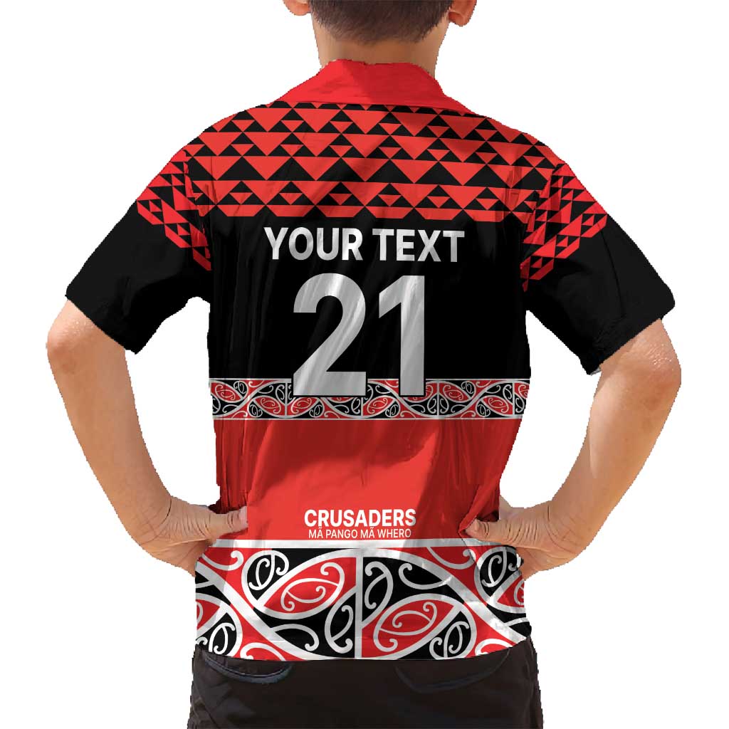 New Zealand Rugby Pacific Custom Family Matching Tank Maxi Dress and Hawaiian Shirt Whatumoana Maori Kowhaiwhai Pattern