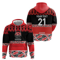 New Zealand Rugby Pacific Custom Hoodie Whatumoana Maori Kowhaiwhai Pattern